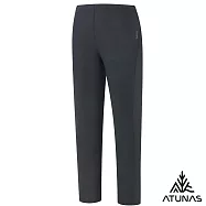 【ATUNAS 歐都納】女款石墨烯抑菌蓄熱內著長褲/大尺碼/小尺碼A1UCGZ20W- L 黑