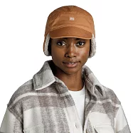 【BUFF西班牙】Fall Line Cap刷毛兩用遮耳保暖帽 S-M 淺咖啡