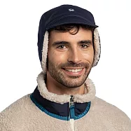 【BUFF西班牙】Fall Line Cap刷毛兩用遮耳保暖帽 L-XL 海軍藍