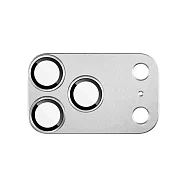 QinD Apple 蘋果 iPhone 17 Pro系列 金屬鎧甲鏡頭膜 -17 Pro Max-銀色