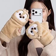 【ONEDER 旺達】迪士尼毛絨保暖手套 奇奇蒂蒂絨毛手套 造型手套- 奇奇與蒂蒂 CD-LM012