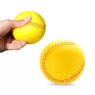 【WIDE VIEW】9公分PU訓練用軟式棒球6入組(樂樂棒球 壘球 棒壘球 軟球/0TVBRK) 黃色