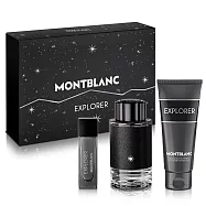 MONTBLANC 萬寶龍 探尋旅者男性淡香精禮盒(淡香精100ml+小香15ml+沐浴精100ml)-贈紙袋