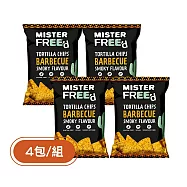 【PALIER】MISTER Freed-英國無麩質玉米脆片-4入(煙燻碳烤風味)