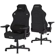 DXRACER 電競賽車椅 利刃 (6D扶手/布面黑色)