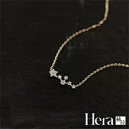 【Hera 赫拉】璀璨星空水鑽星星項鍊 H114110401 金色