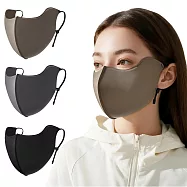 保護眼角加高貼心設計!! 無痕立體剪裁 保暖口罩 GOLOV.EJOY 秋冬防風面罩 口罩 騎車 自行車 登山 運動 高爾夫 旅遊 逛街 修飾臉型 小V臉 防塵防曬口罩 咖啡色