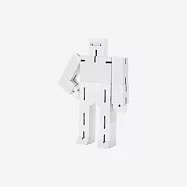 Cubebot 酷比人【經典迷你】木製變形積木機器人.益智設計玩具.療癒小物推薦.生日禮物.兒童節禮物 純真白