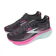 Brooks 慢跑鞋 Adrenaline GTS 25 女鞋 黑 粉紅 緩震 支撐 運動鞋 1204431B064 25.5cm BLACK/PINK