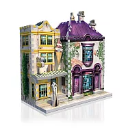 摩金夫人的各式長袍店與伏林.伏德秋冰淇淋店-哈利波特系列 290片 Wrebbit 3D拼圖