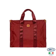 【BRIC S】 BRICS 義大利時尚 M尺寸 可手提肩背側背 歌劇院托特包 波爾多酒紅