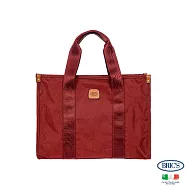 【BRIC S】 BRICS 義大利時尚 S尺寸 可手提肩背側背 歌劇院托特包 波爾多酒紅