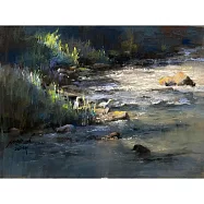 【玲廊滿藝】連雅綺-暮光之河38x52cm