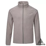 【ATUNAS 歐都納】男款經典刷毛抗風保暖外套/大尺碼A2GA2522M- 3XL 淺棕