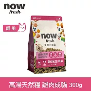 Now! 成貓雞肉配方 300克 高湯天然糧 | 乾濕兩吃 火雞高湯 貓飼料 貓糧 WDJ