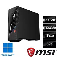 msi微星 Infinite S3 14NTA7-2899TW RTX3050 電競桌機 (i7-14700F/32G/1T SSD/RTX3050-6G/Win11)