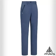 【ATUNAS 歐都納】女款CORDURA耐磨透氣彈性長褲/防潑水涼感登山褲/大尺碼A1PAGZ05W- L 冷冽藍