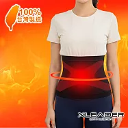 【Leader X】 台灣製 石墨烯塑型蓄熱機能護腰 單入