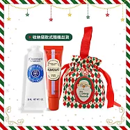 L’OCCITANE 歐舒丹 親親護唇護手保養組[乳油木護手霜+護唇膏(多味道可選)]-聖誕交換禮物-公司貨 康果乳油木