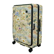 NaSaDen納莎登 - 萊茵系列前開式 花草之境 可擴充上掀式29吋行李箱旅行箱 金魚草黃
