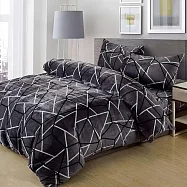 【Galatea葛拉蒂】法蘭絨冬季雙人床包四件組(多色任選) 晚安小柴