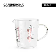 CAFEDE KONA 耐熱玻璃量杯 200ml