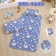 DF童趣館 - 正版授權卡通夏季兒童三合一睡墊組-多款可選 史努比-宇宙漫步