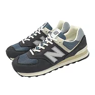 New Balance NB 休閒鞋 574 男鞋 女鞋 黑水泥 石板灰 經典 復古 麂皮 情侶鞋 U574SGG-D 24.5cm BLACK/GREY