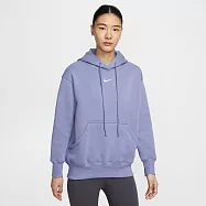 NIKE AS W NSW PHNX FLC OS PO HOODIE 女連帽上衣-DQ5861499 XS 藍紫色