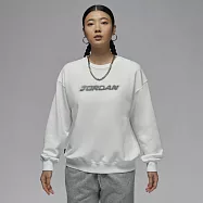 NIKE AS W J BRKLN FLC FT CREW 24 GC 女 圓領套頭衫-HV8954121 L 白色