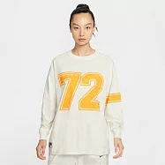 NIKE AS W NSW LS TEE OS GCEL 女長袖上衣-IO0481047 L 米黃色
