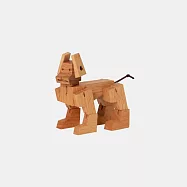 Milo Cubebot 酷比狗【經典小型】木製變形積木機器狗.益智設計玩具.療癒小物推薦 樸實木