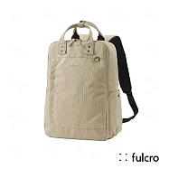 【fulcro】City系列-簡約手提後背包(oblong)(多色可選)(日本空運來台x授權台灣經銷) 淺褐色