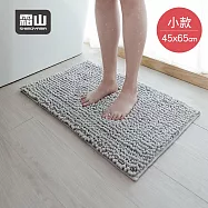 【日本霜山】雪尼爾加厚防滑吸水地墊/浴室腳踏墊-45x65cm