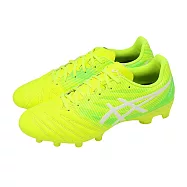 Asics 足球釘鞋 Ultrezza Club 3 2E 寬楦 男鞋 螢光黃 皮革 軟釘 亞瑟士 1101A059750 27cm SAFETY YELLOW/WHITE