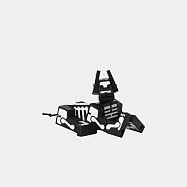 Cubebot 酷比人【限定迷你骷髏款】木製變形積木機器人.益智設計玩具.療癒小物推薦.兒童禮物推薦 迷你骷髏狗