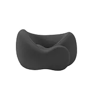 【野一夏】可水洗磁吸扣記憶旅行枕-附收納袋 飛機枕 午睡枕 旅行枕 頸枕 -黑色