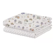 【HA 環安】 新生兒必備 魔豆毯幼兒嬰兒毯 尺寸130&times;100(寶寶毯、安撫毯、彌月禮、幼兒園午睡毯) 環游世界