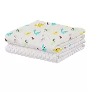 【HA 環安】 新生兒必備 魔豆毯幼兒嬰兒毯 尺寸130&times;100(寶寶毯、安撫毯、彌月禮、幼兒園午睡毯) 恐龍樂園