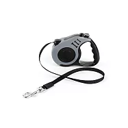 【野一夏】寵物自動伸縮牽引繩-5M 遛狗繩 伸縮牽引繩 寵物牽繩 拉繩牽引繩 散步牽繩 外出牽繩 -灰色