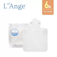 L&rsquo;Ange 棉之境 6層連帽斗篷(XL號) 95x80cm - 白色