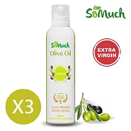 【壽滿趣-Somuch】澳洲頂級冷壓初榨橄欖油噴霧/噴油瓶(200mlx3)