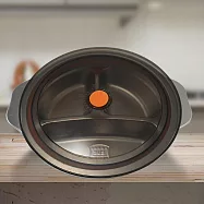 LINOX三格密封304不鏽鋼餐盤-19.5cm-小-3入