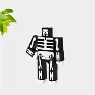 Cubebot 酷比人【限定小型骷髏款】木製變形積木機器人.益智設計玩具.療癒小物推薦.兒童禮物推薦