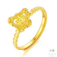 路森金飾 黃金戒指 炫彩繞線蝴蝶(金重:0.66錢+-0.03錢)