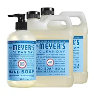 Mrs. Meyer’s 梅耶夫人 雨露香氛洗手乳x1+補充瓶x2