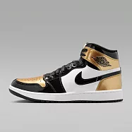 Nike 耐吉 Air Jordan 1 High G [DQ0660-002] 男 高爾夫球鞋 運動休閒鞋 白黑金