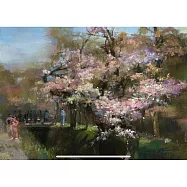 【玲廊滿藝】連雅綺-風中花語38x52cm