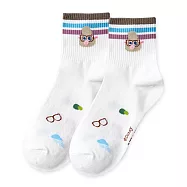 【ONEDER 旺達】迪士尼《動物方城市》Zootopia 系列中筒襪 長襪 台灣製棉襪女襪- 楊咩咩 ZT-A304