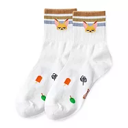 【ONEDER 旺達】迪士尼《動物方城市》Zootopia 系列中筒襪 長襪 台灣製棉襪女襪- 飛仔 ZT-A306